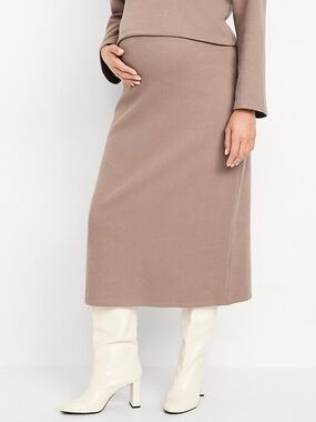 OLD NAVY Maternity Cozy Maxi Skirt
